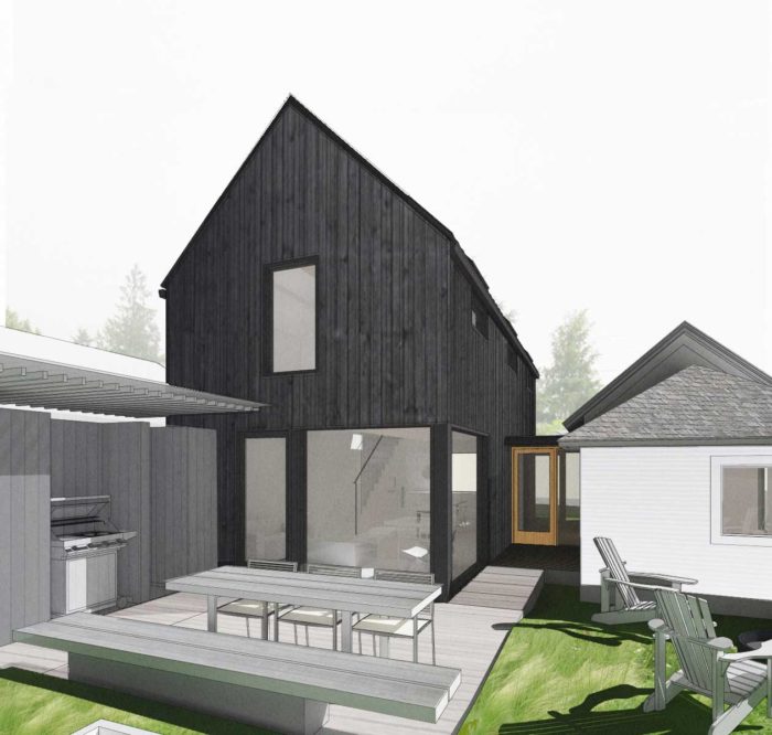 Heliotrope Architects rendering of Loyal Heights Addition in Ballard