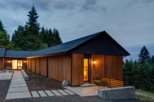 Front of Pumpkin Ridge Passive House by Hammer & Hand