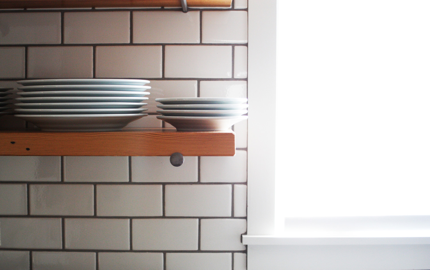 Subway Tile and Shelf in Bungalow Kitchen Remodel | Hammer & Hand