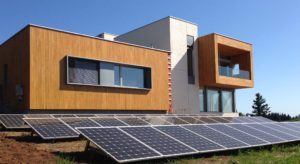 Solar at Karuna House - Net Positive Energy Building