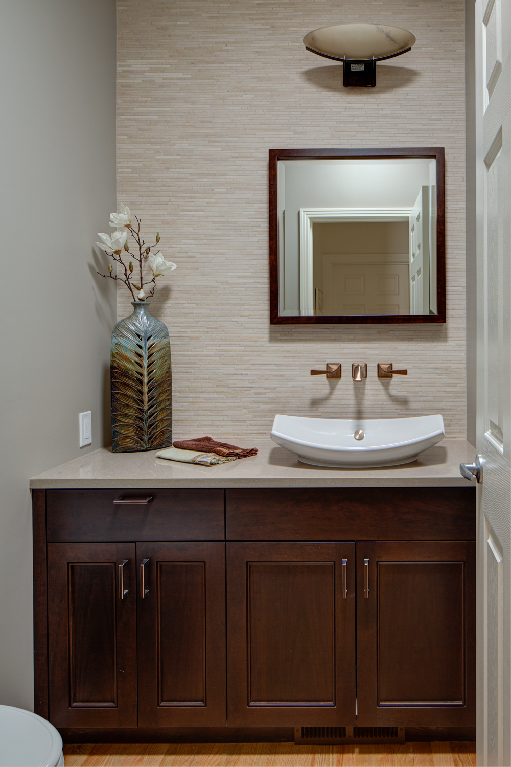 Powder Room in Tigard Home Remodel