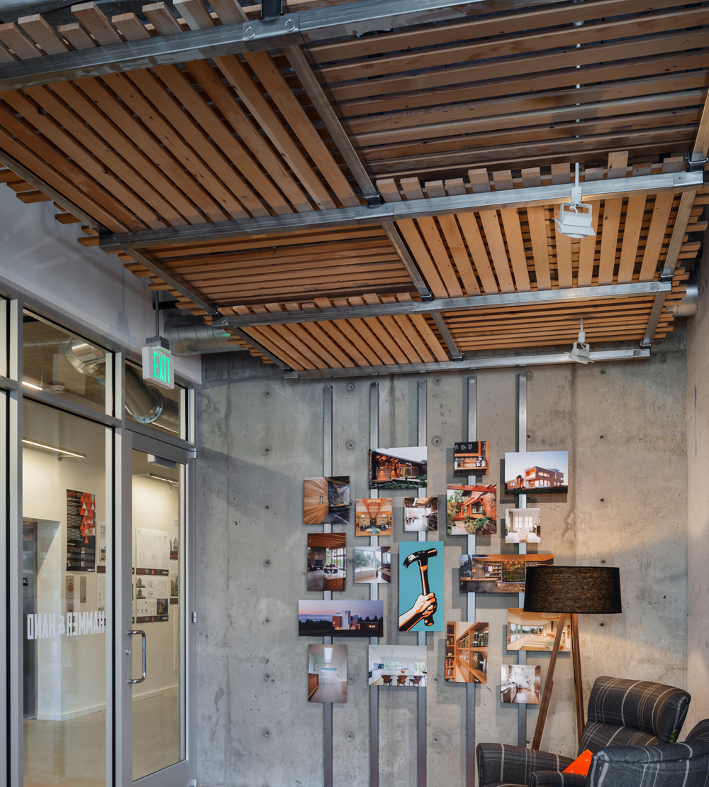 Drop Ceiling in Hammer & Hand Office Seattle, WA