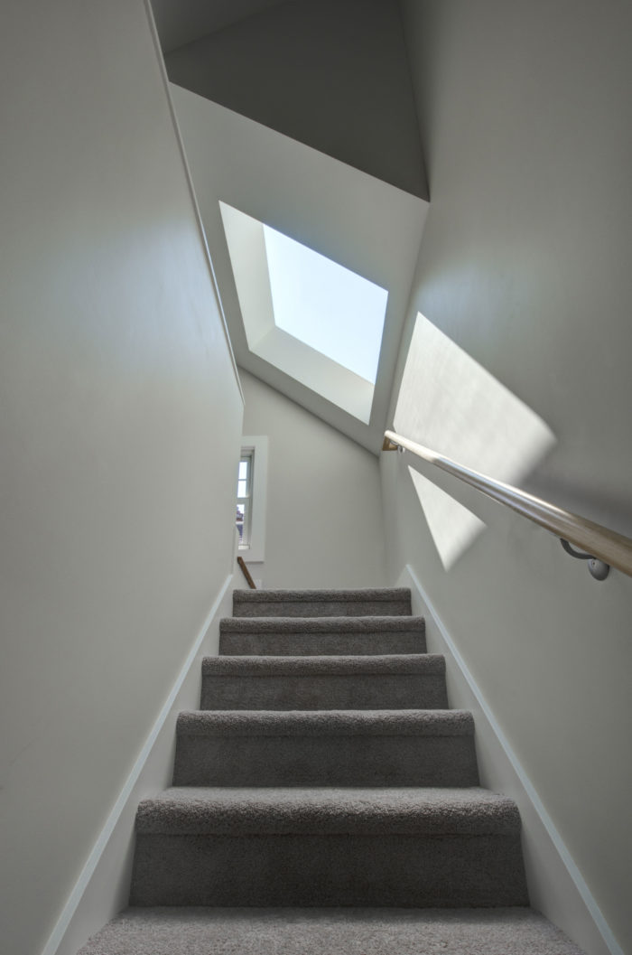 Stairs and Skylight in NW Portland Dormer Addition | Hammer & Hand