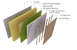 Maple Leaf Passive House wall assembly
