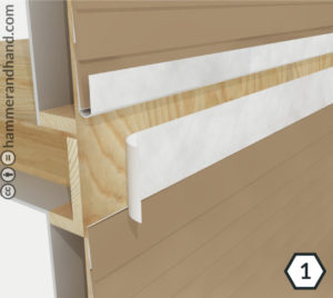 Deck Ledgers Detail 1 Remove Siding | Hammer & Hand
