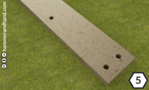 Deck Ledgers Detail 5 Drill Pilot Holes in the PT Ledger Board | Hammer & Hand