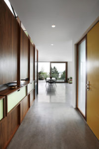 Entry Hall at Madrona Passive House | Seattle, WA | Hammer & Hand