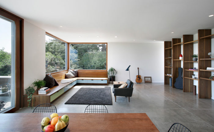 Family Room at Madrona Passive House | Seattle, WA | Hammer & Hand