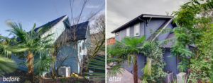 Exterior Before and After Photos of NW Portland Dormer Addition | Hammer & Hand