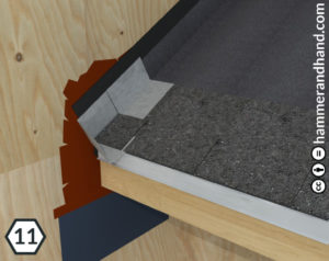 Roofs Kick Out Flashing Detail 11 Fasten Stepped Flashing | Hammer & Hand
