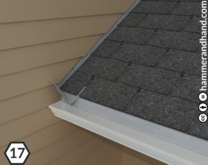 Roofs Kick-Out Flashing Detail Install Gutter | Hammer & Hand