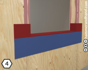 New Window Installation Detail Step 4 | Hammer & Hand