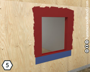 New Window Installation Detail Step 5 | Hammer & Hand