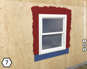 New Window Installation Detail Step 7 | Hammer & Hand