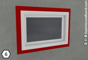 Window Buck in Masonry Wall Detail 6