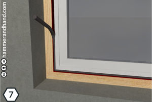 Window Buck in a Masonry Wall Detail 7
