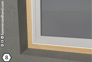 Window Buck in Masonry Wall Detail 8 | Hammer & Hand