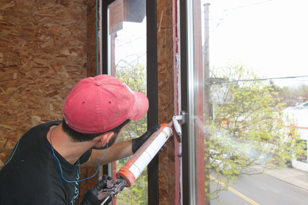 Interior seal for high performance windows at Glasswood