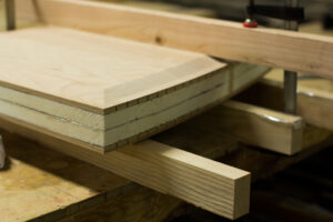 Insulation Inside Custom Passive House Door | Hammer & Hand