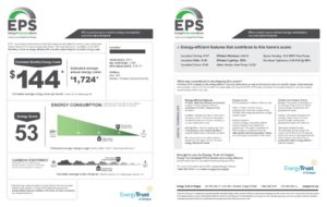 Energy Performance Score Example | Hammer & Hand