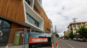 Exterior of Portland Commercial Build Out Instruement | Hammer & Hand