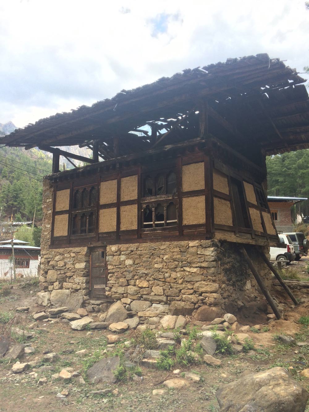 Ruin of Traditional Bhutanese Home Near Paro | Hammer & Hand