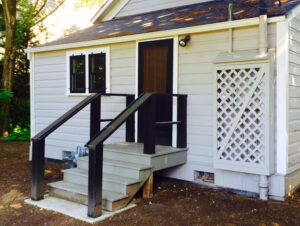 Back of Lake Oswego Historic Iron Workers Cottage | Hammer & Hand