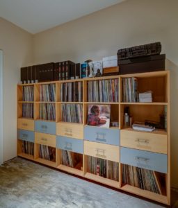 Custom Built Bookcase for Records | Hammer & Hand