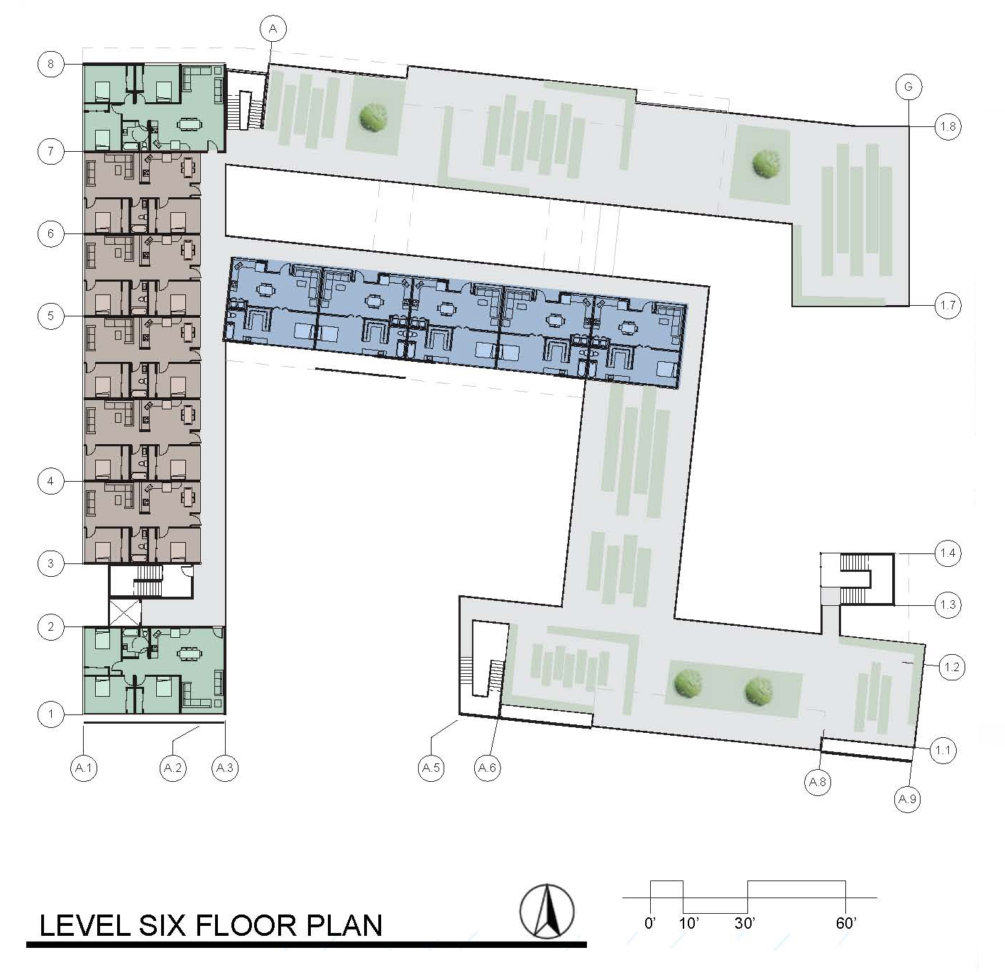 Level Six Floorplan | perFORM 2015 Building Design Competition