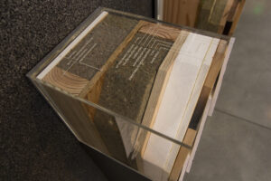 Glasswood passive house wall assembly cross section