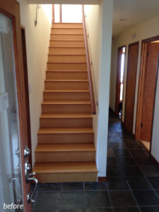 Stairs Before Remodel at Ballard Home | Hammer & Hand