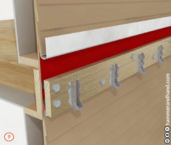 Deck Ledgers Detail 9 Attach Joint Hangers