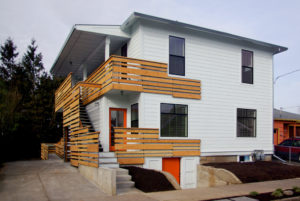 Exterior of Duplex Remodel in Portland, OR | Hammer & Hand