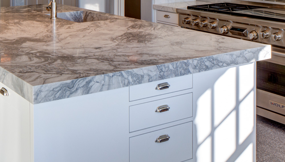 Marble Countertop in Portland Kitchen Remodel | Hammer & Hand