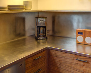 Stainless Steel Countertop in Kitchen Remodel | Hammer & Hand
