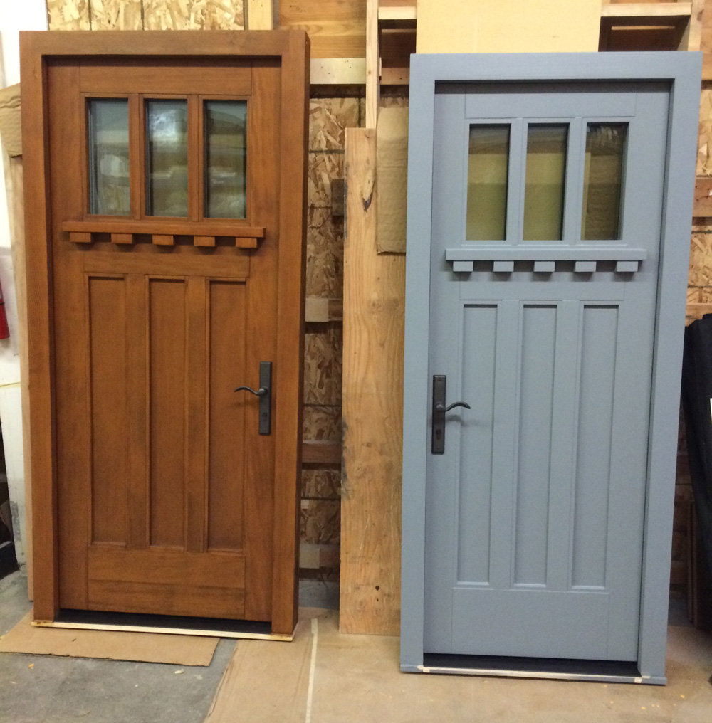 Passive House Doors Finished | Hammer & Hand