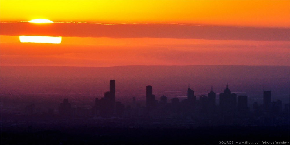 Hot Planet Sunset