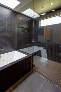 Tub and Shower in Modern Bathroom Remodel | Hammer & Hand