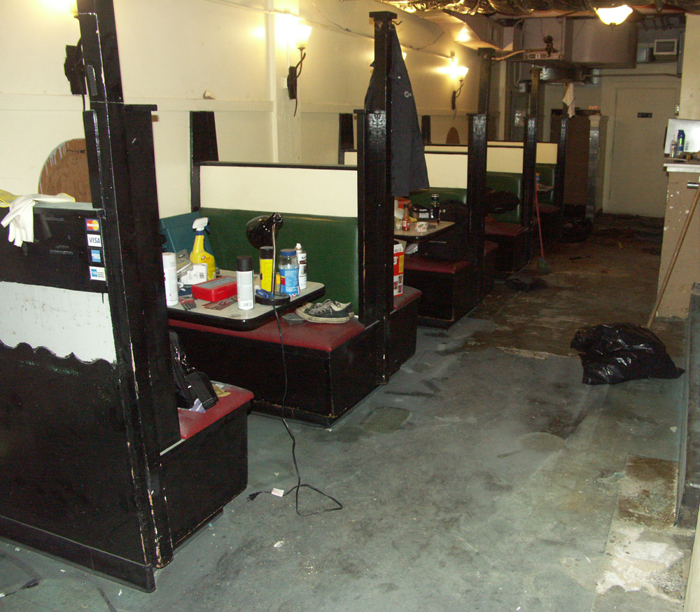 Cycene Booths Before | Hammer & Hand