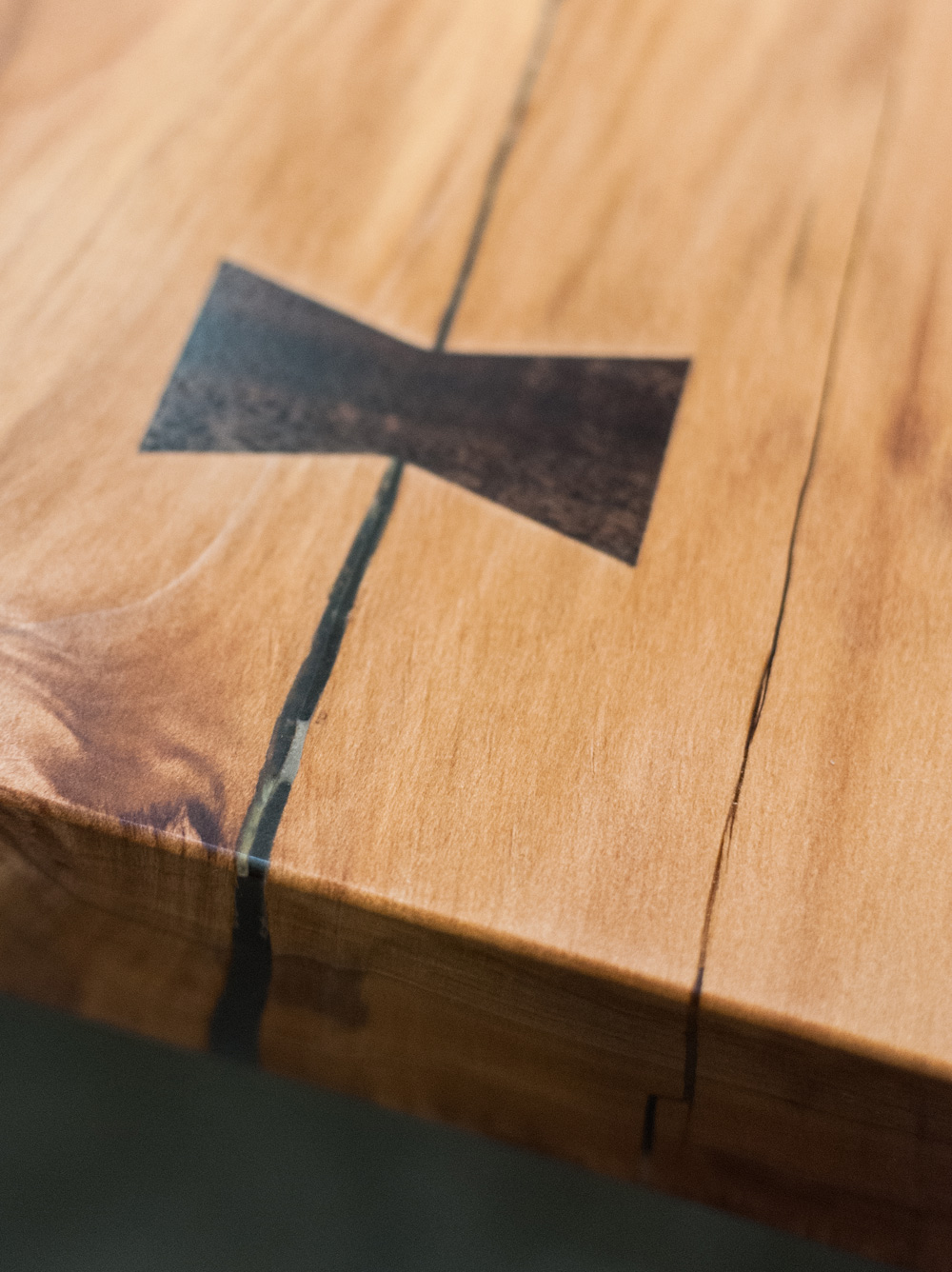 Crack & Bowtie in Custom Table | Hammer and Hand