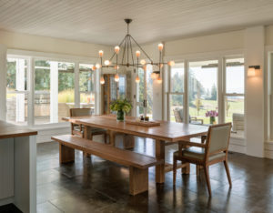 Dining Room in Willamette Valley Estate | Hammer and Hand