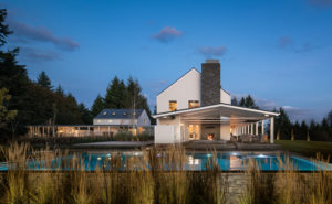 Pool and Outdoor Area at Willamette Valley New Home | Hammer & Hand