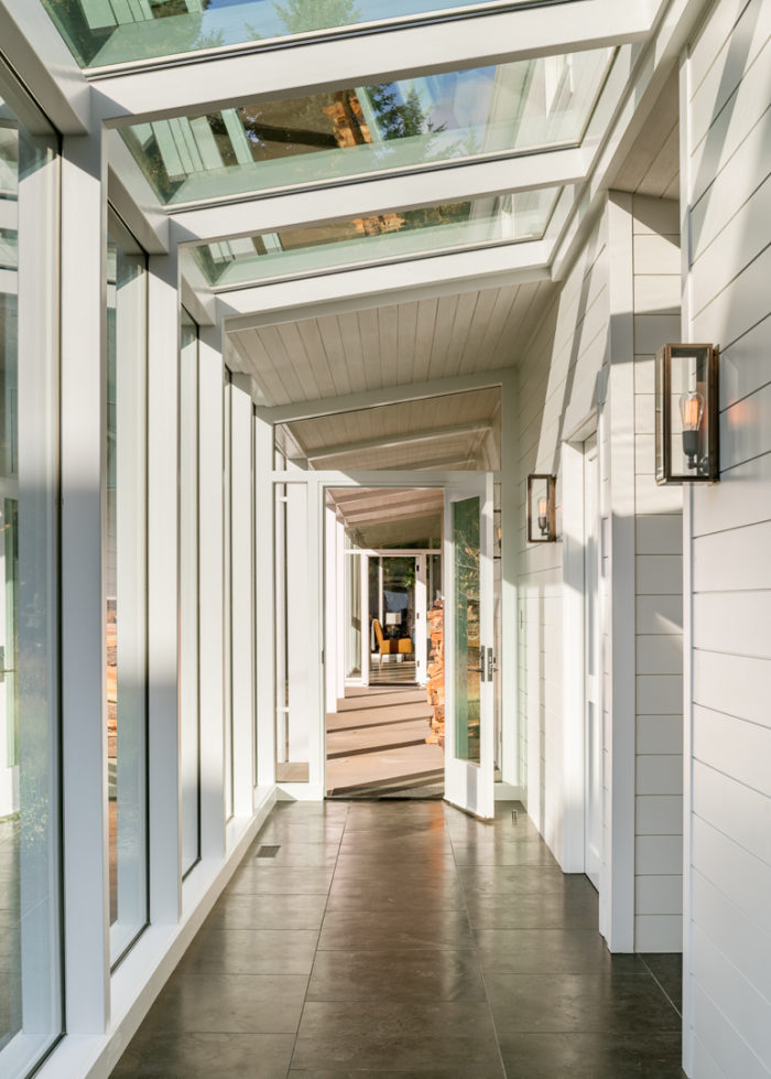 Enclosed Walkway at Willamette Valley Estate | Hammer & Hand