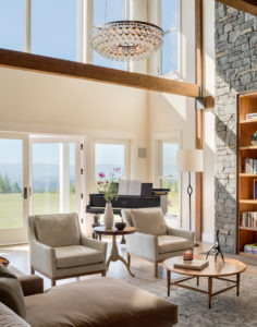Living Room at Willamette Valley Estate | Hammer and Hand