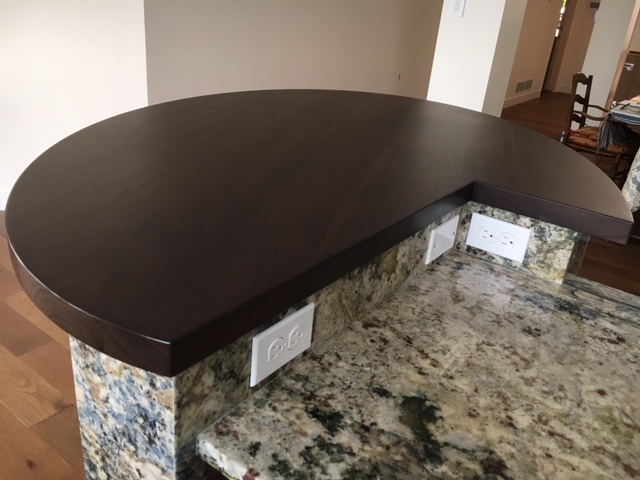 Custom Half Moon Counter Top | Hammer & Hand